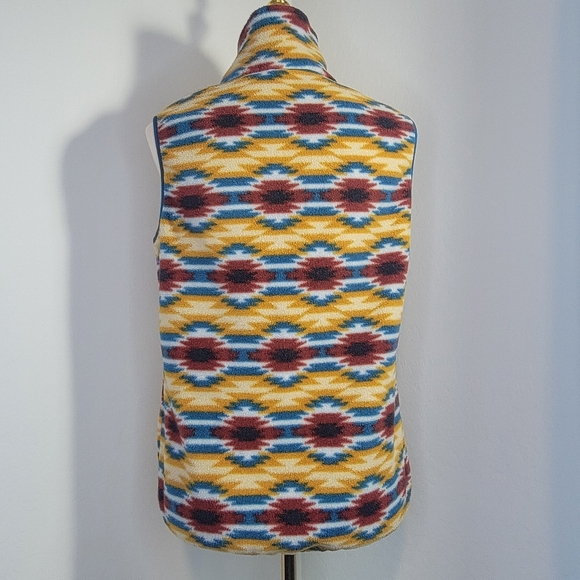 Patagonia Synchilla Fleece Vest Colorful Southwest Women's Size Medium - Picture 2 of 11
